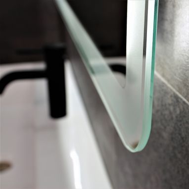 DUSEL Зеркало LED Smart DE-M3051 75x120 сенсорное включение, подогрев, увеличение